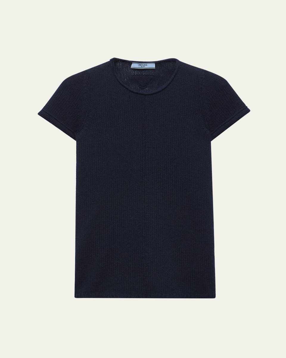 Short Sleeve Cashmere Sweater